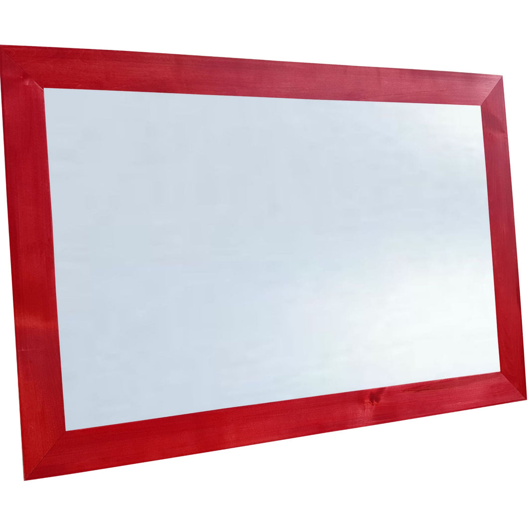 Classic Schoolhouse White Dry Erase Board - Barn Red Frame