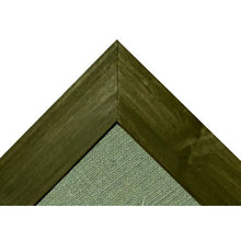 Load image into Gallery viewer, Burlap fabric bulletin board - Grey Fabric - Black Barnwood frame - 24X24 - 1.5 inch wide frame - GL1