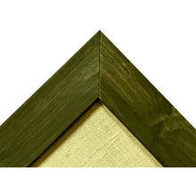 Load image into Gallery viewer, Burlap fabric bulletin board - Cream Fabric - Black Barnwood frame - 24X24 - 1.5 inch wide frame - GL1