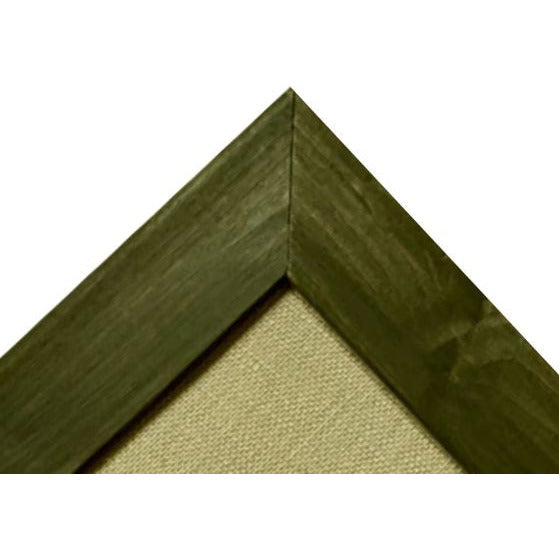 Burlap fabric bulletin board - Oatmeal Fabric - Black Barnwood frame