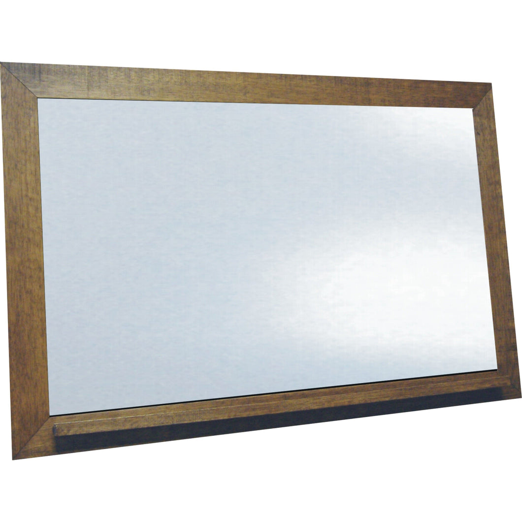 Classic Schoolhouse White Dry Erase Board  -  nonmagnetic - Vintage Walnut Frame - 30x48 - GL4
