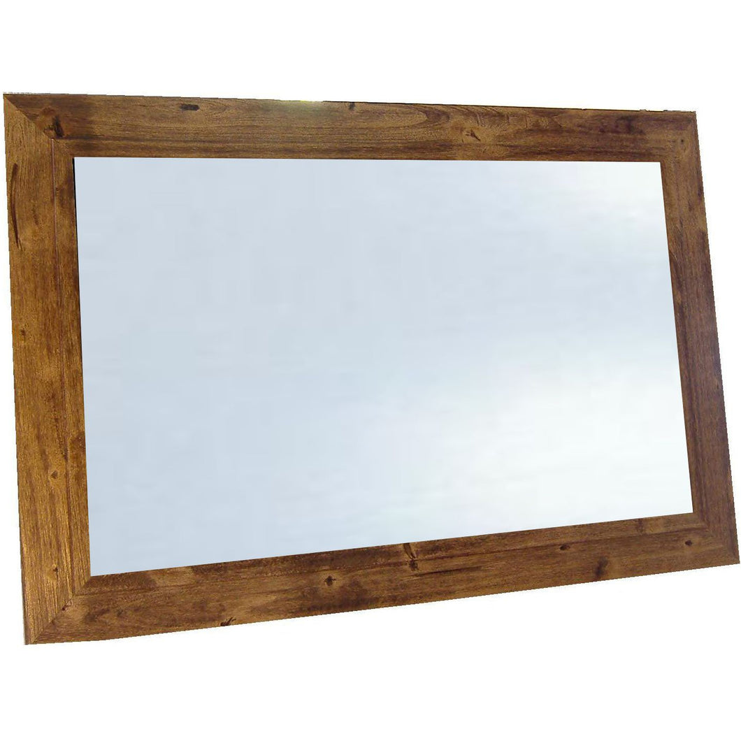 American Barnwood White Dry Erase Board -Burnt Brown Barnwood Frame