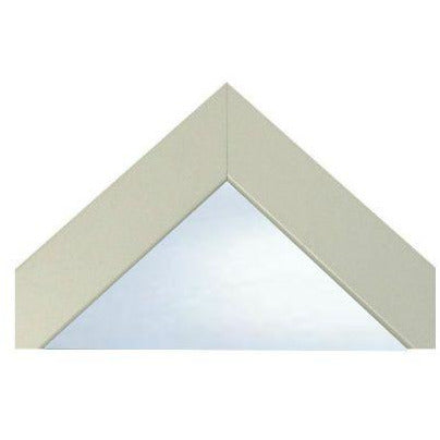 White Dry Erase Board with Medium Picture Frame - White Satin BW74267