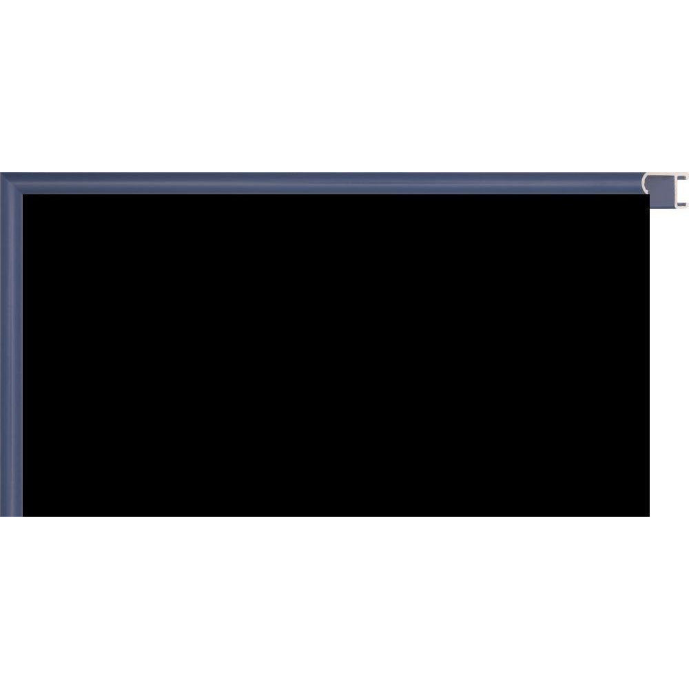 Black Chalkboard with Colored Metal Frames - Blue CM150069