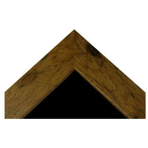 Chalkboard with Wide Picture Frame - Light Walnut Rustic Pine BW66011