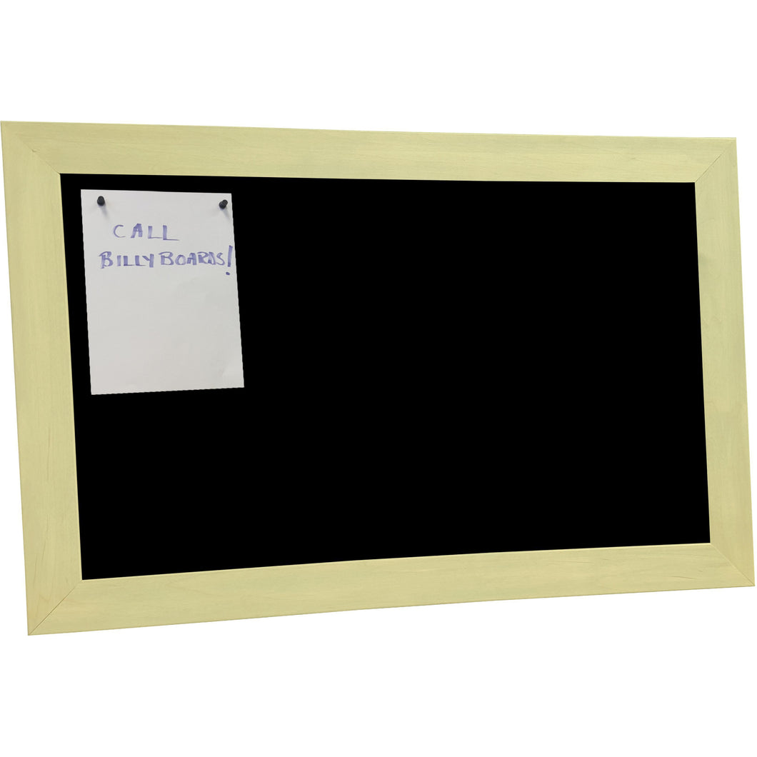 Black Magnetic Bulletin Board - Sunbleached Frame
