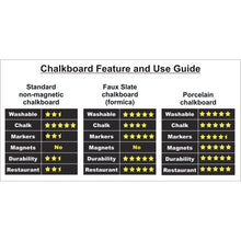 Load image into Gallery viewer, American Barnwood Black Chalkboard - Burnt Brown Barnwood Frame