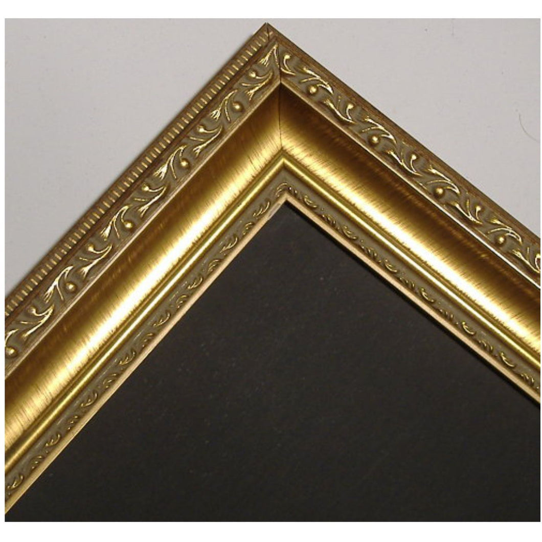 Chalkboard with Medium Picture Frame - Ornate Gold G2807