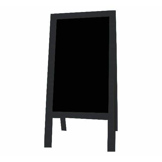 Outdoor Little Peddler Chalkboard Easel - Black - Tall Orientation