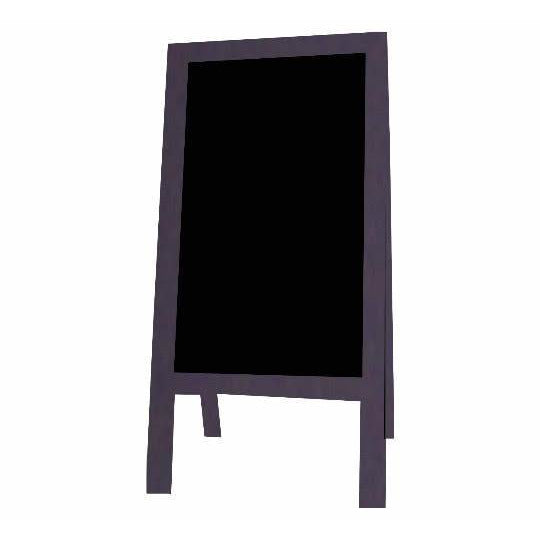 Outdoor Little Peddler Chalkboard Easel - Dark Grape - With Legs - Tall Orientation-GL1