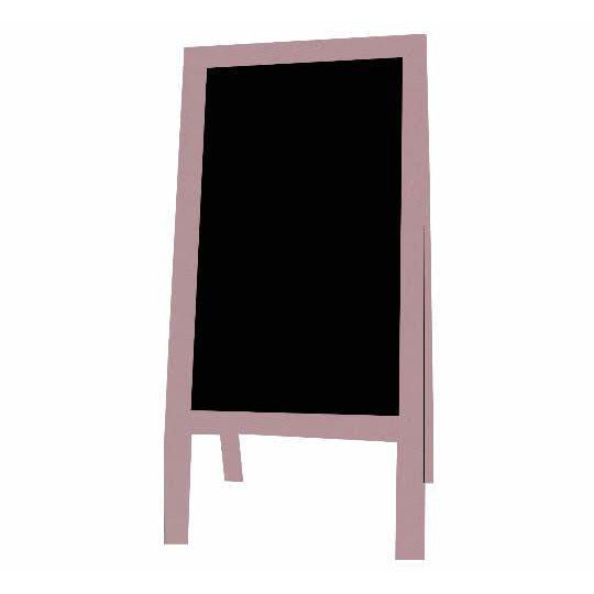 Outdoor Little Peddler Chalkboard Easel - Pink Flamingo - With Legs - Tall Orientation