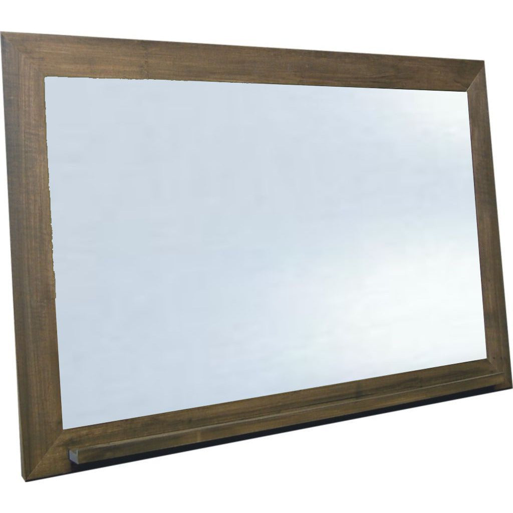 Classic Schoolhouse White Dry Erase Board - Brown Barnwood Frame-30x36-GL4