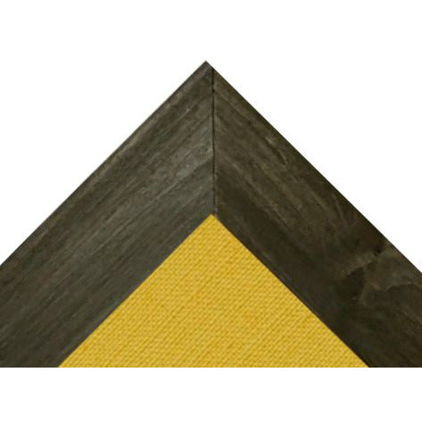 Burlap fabric bulletin board - Light Gold Fabric - Black Barnwood frame - 24X24 - 1.5 inch wide frame - GL1