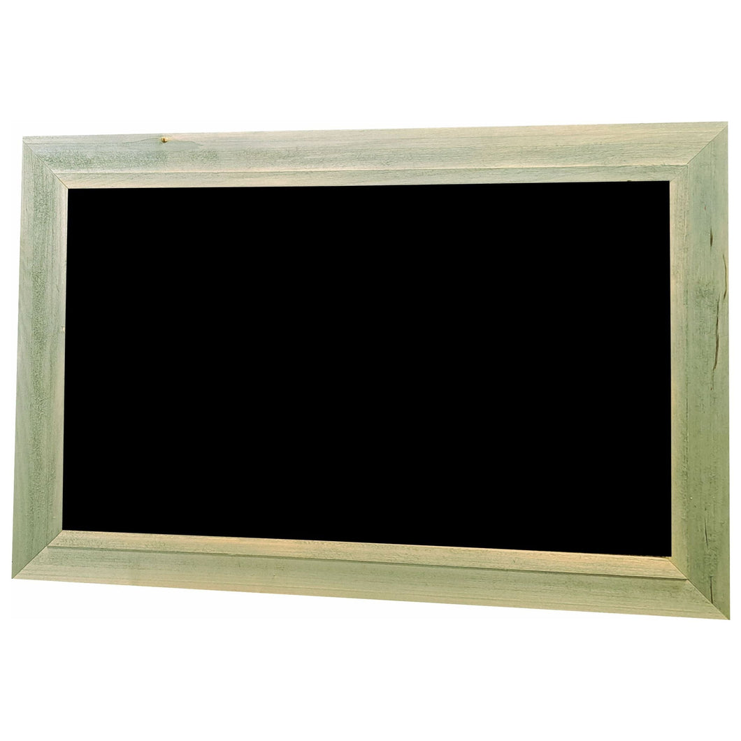American Barnwood Black Chalkboard - Grey Driftwood Frame -30x72-GL4