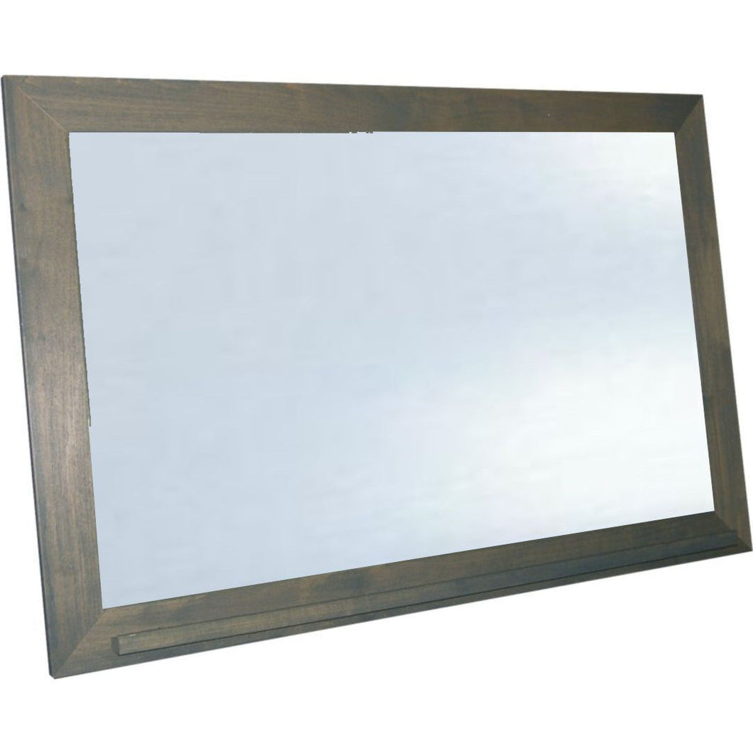 Classic Schoolhouse White Dry Erase Board - Blue/Grey Barnwood Frame 30x48-GL4