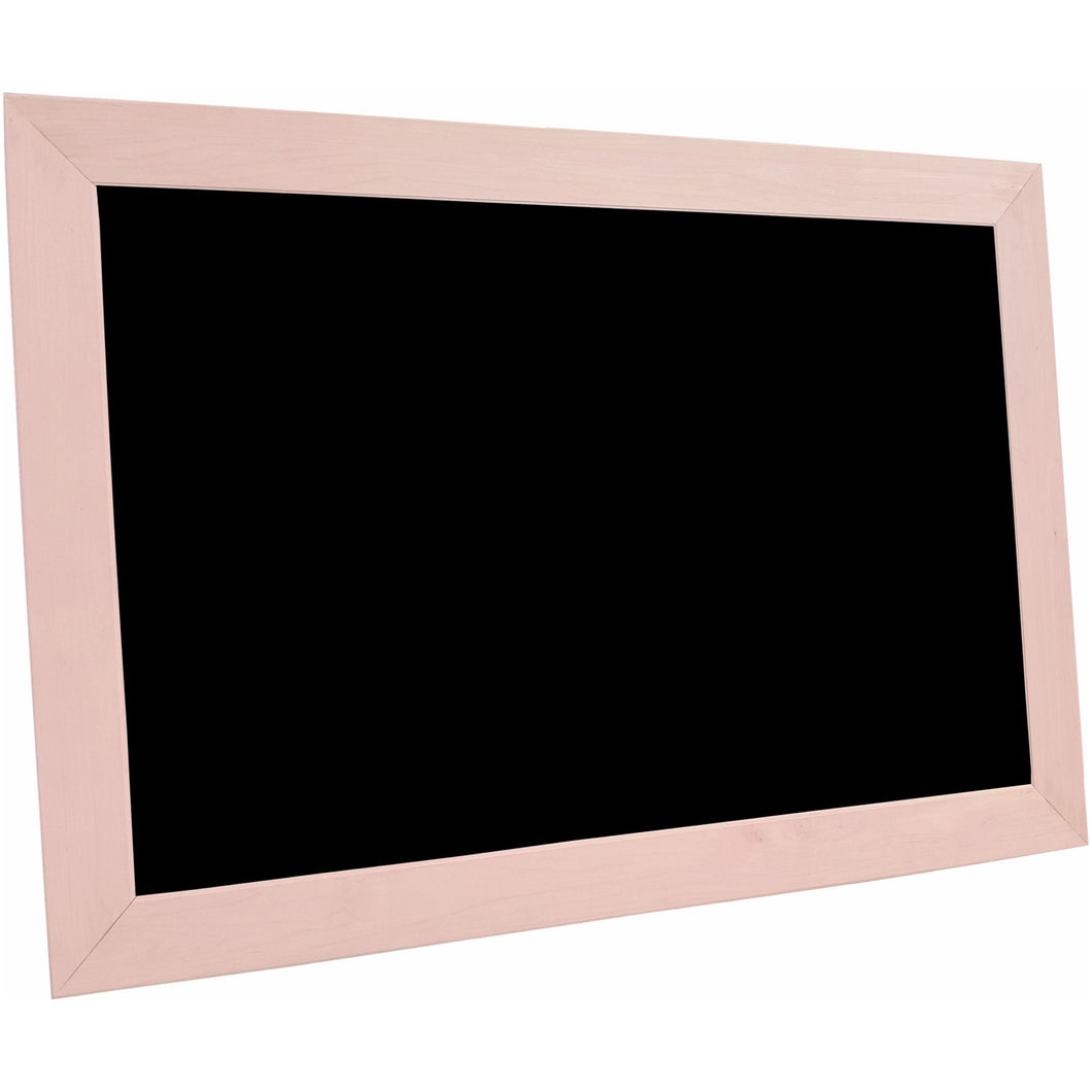 Classic Schoolhouse Black Chalkboard - Light Rose Frame