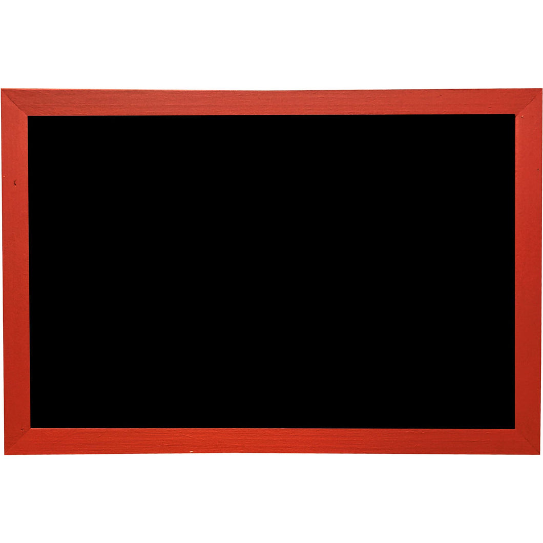 Outdoor Chalkboard with Rust Painted Wood Frame-24X24-GL1