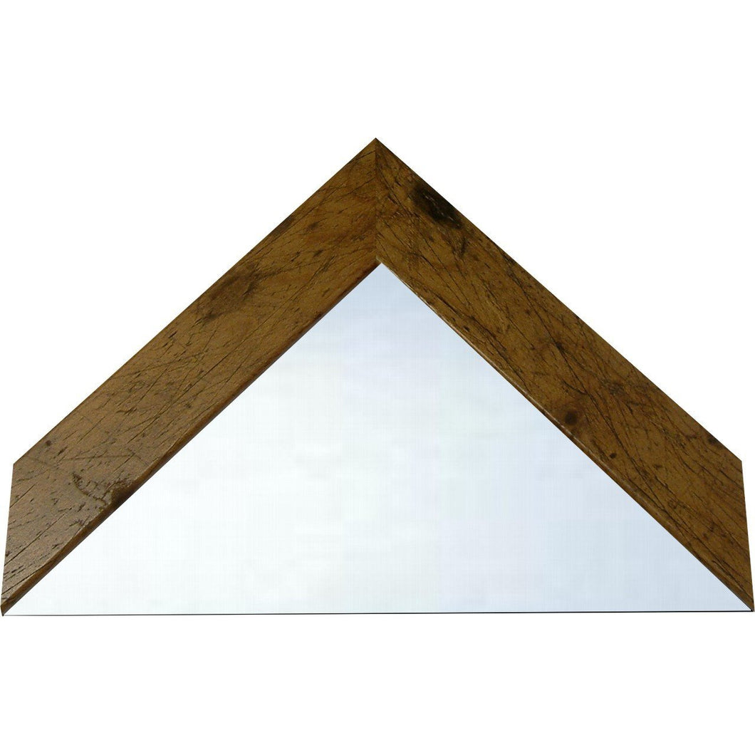 White Dry Erase Board with Narrow Picture Frame - Light Walnut Rustic Pine BW26011