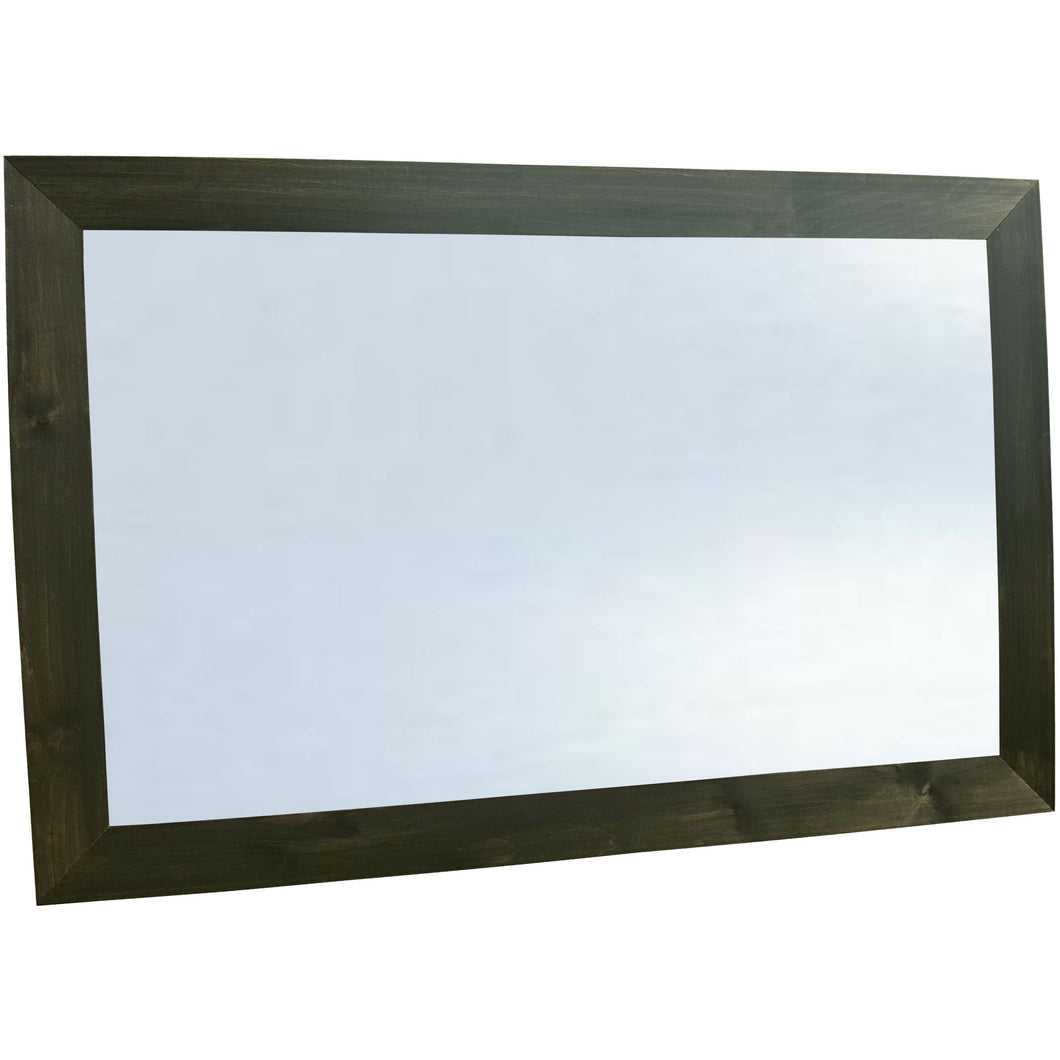 Classic Schoolhouse White Dry Erase Board - Black Barnwood Frame-24X24-GL1