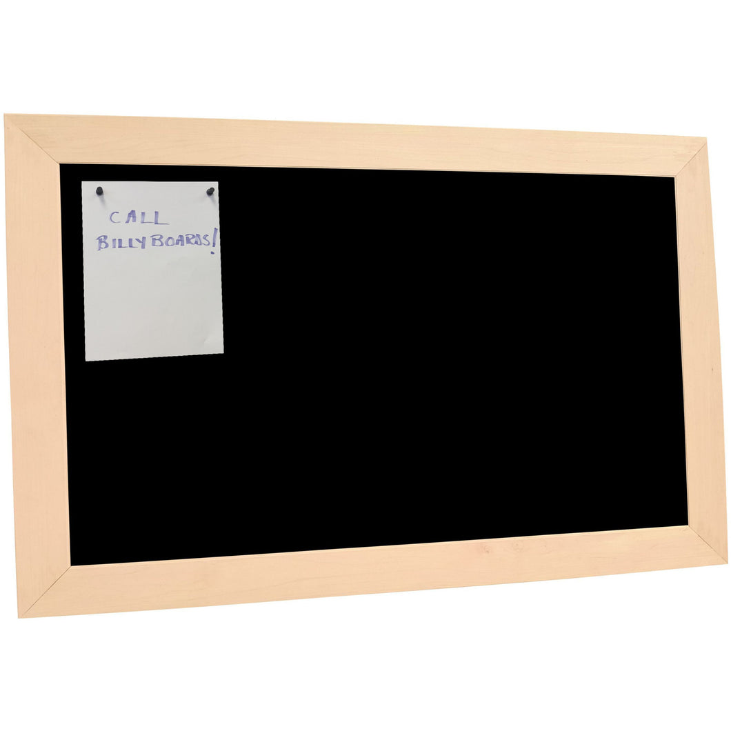 Black Magnetic Bulletin Board - Light Rose Frame