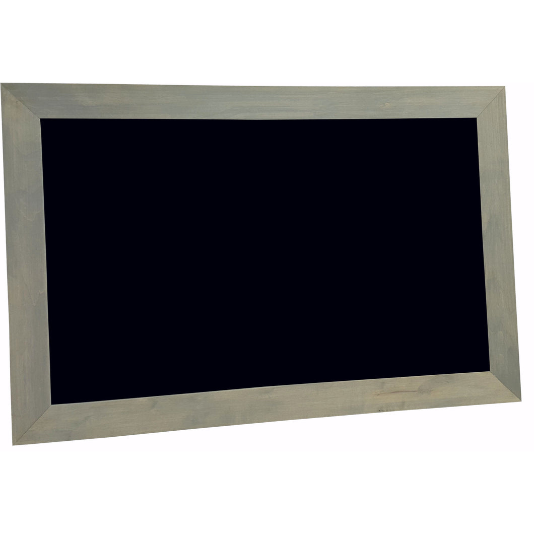 Classic Schoolhouse Nonmagnetic Chalkboard -Weathered Grey Frame - G-L