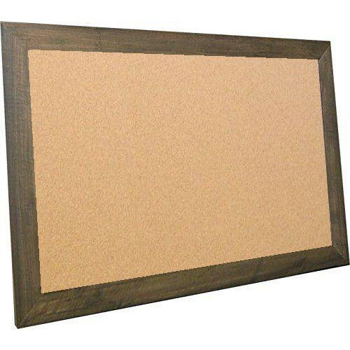 Brown Barnwood Frame - Classic Schoolhouse cork-board - 24X48 - GL4