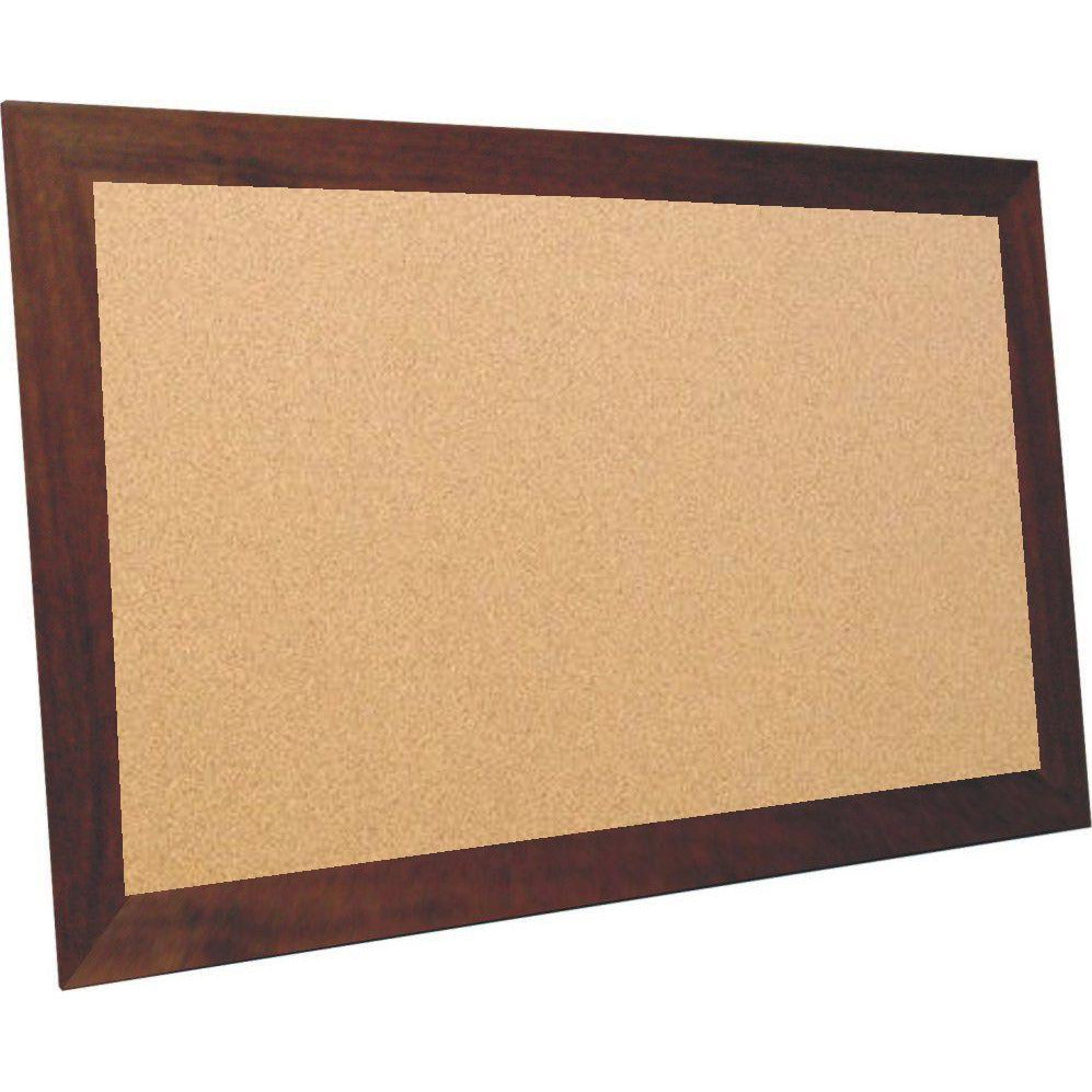 Vintage Mahogany Frame - Classic Schoolhouse cork-board - 24X48 - GL4