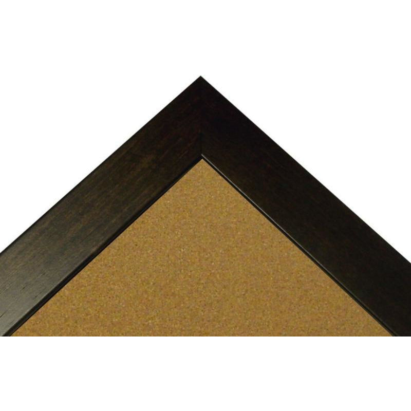 Cork Board with Medium Picture Frame - Espresso Walnut BW74061