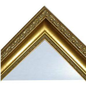 White Dry Erase Board with Medium Picture Frame - Ornate Gold G2807