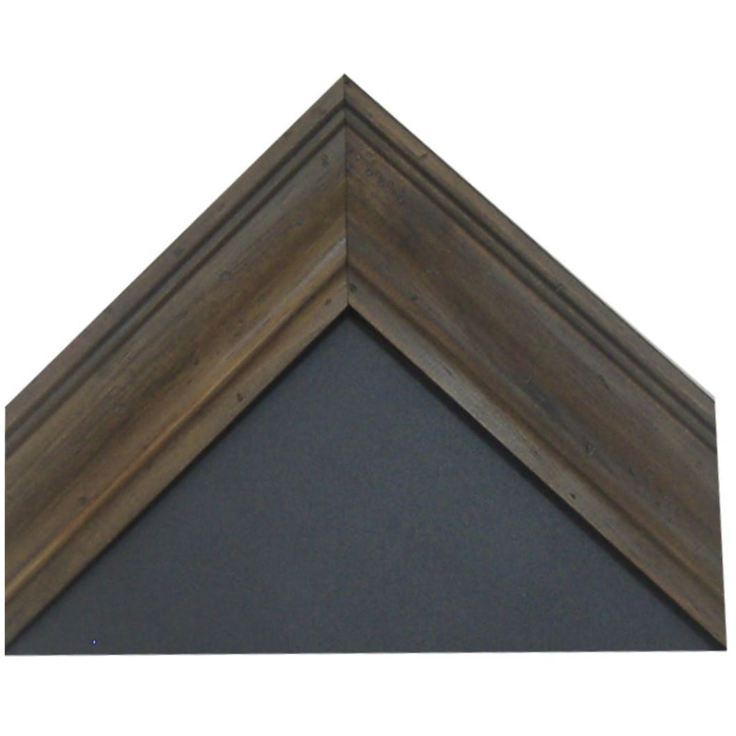 Chalkboard with Medium Picture Frame - Brown/Grey Aged Pine G8101