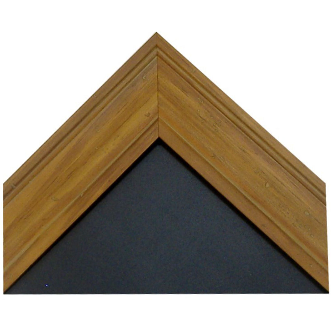 Chalkboard with Medium Picture Frame - Aged Pine G8102