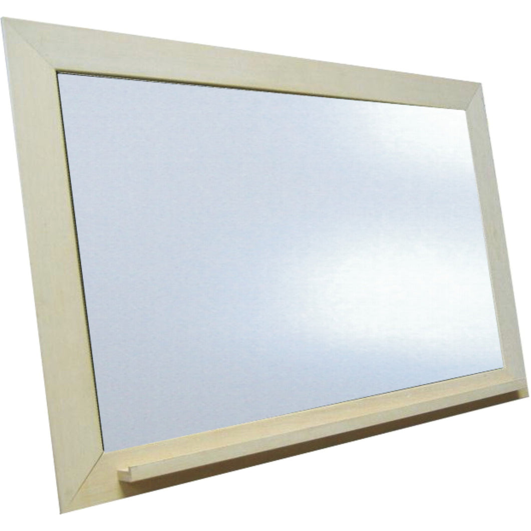 Classic Schoolhouse White Dry Erase Board - Vintage Whitewash  Frame