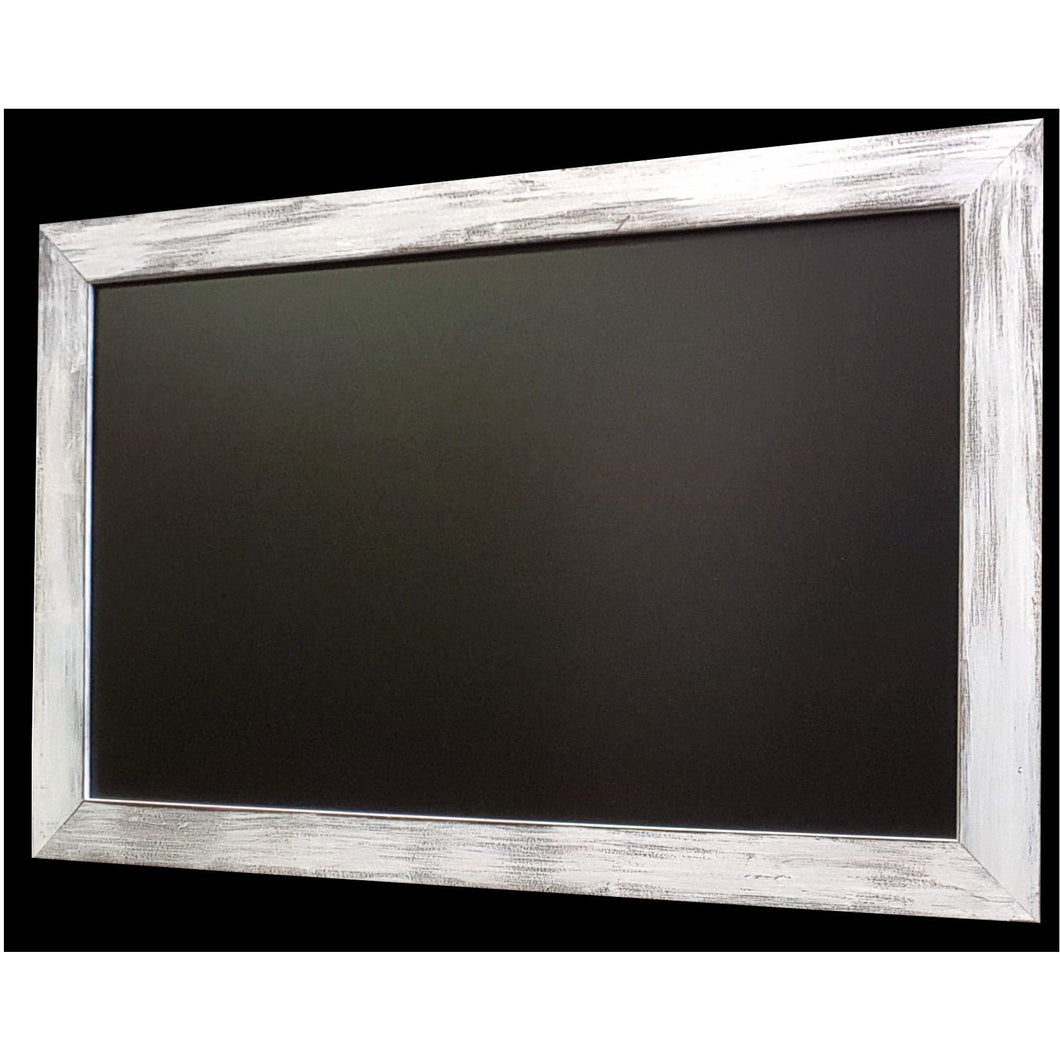 Chalkboard-White Water-Stained Frame-24x24-Nonmagnetic- GL1