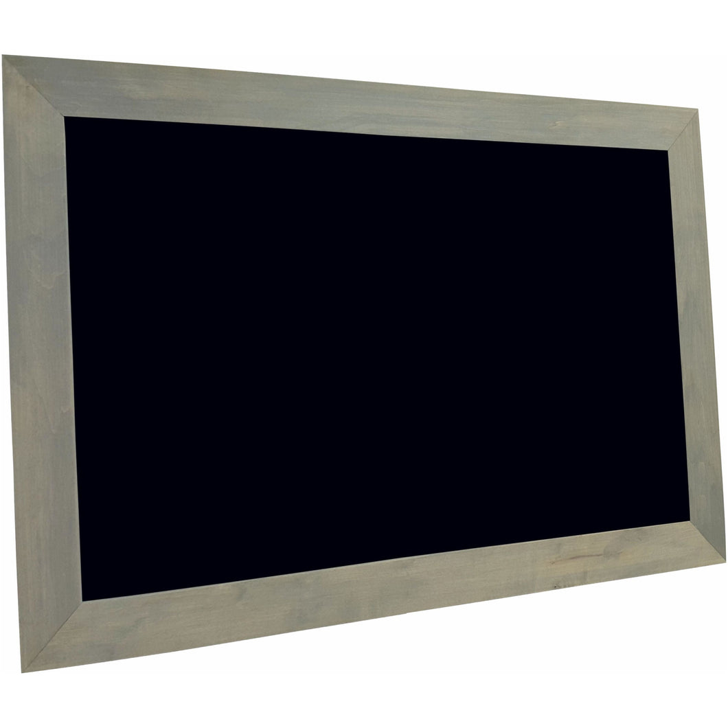 Weathered Grey Frame - Classic Schoolhouse Black Chalkboard - Nonmagnetic - 36X48 - GL4