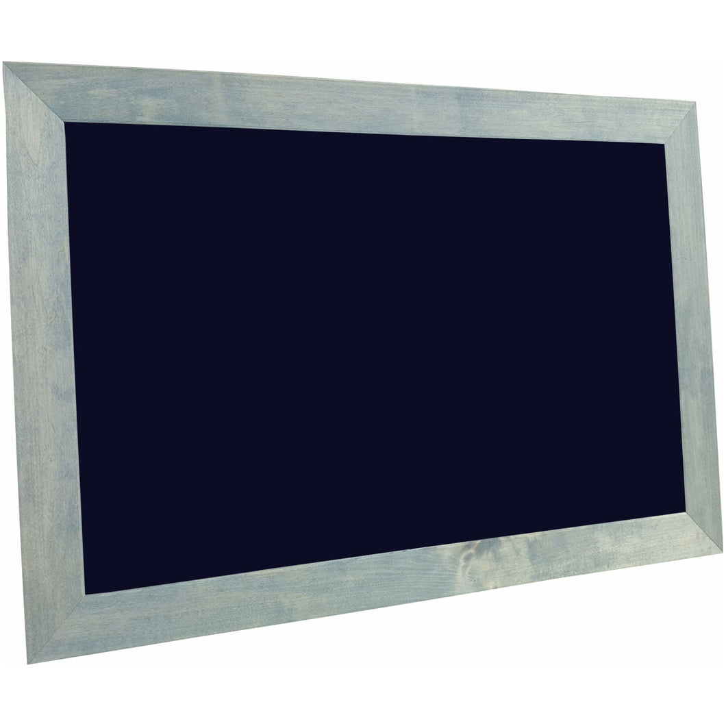 Worn Navy Frame - Classic Schoolhouse Black Chalkboard - Nonmagnetic -24X24-GL1