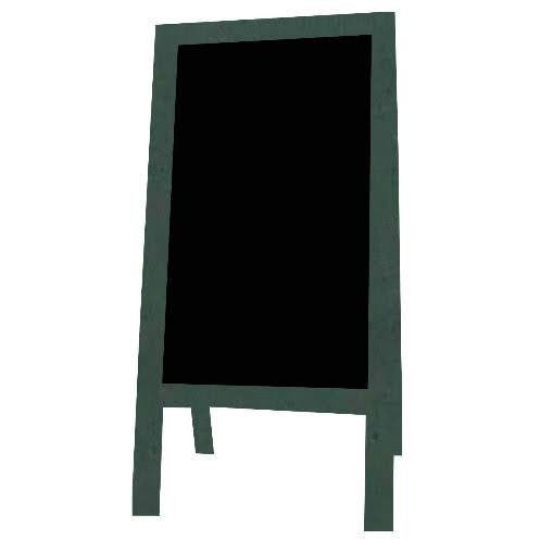 Outdoor Little Peddler Chalkboard Easel - Green - Tall Orientation