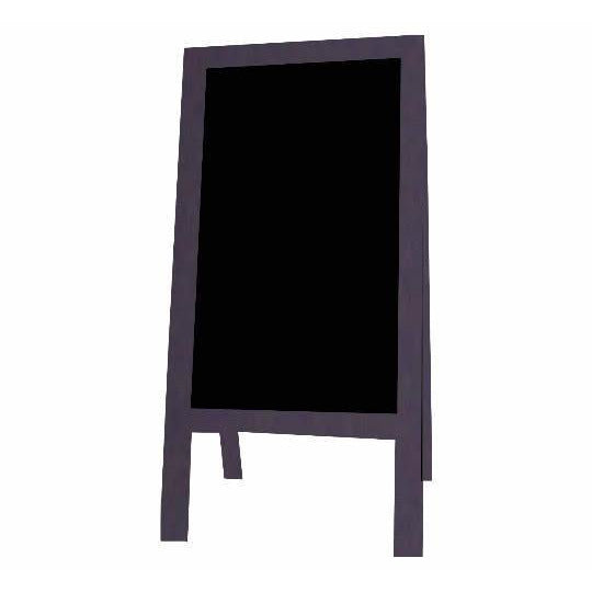 Little Peddler Chalkboard Easel - Dark Grape - With Legs - Tall Orientation