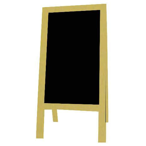 Outdoor Little Peddler Chalkboard Easel - Dusty Gold - With Legs - Tall Orientation-GL1