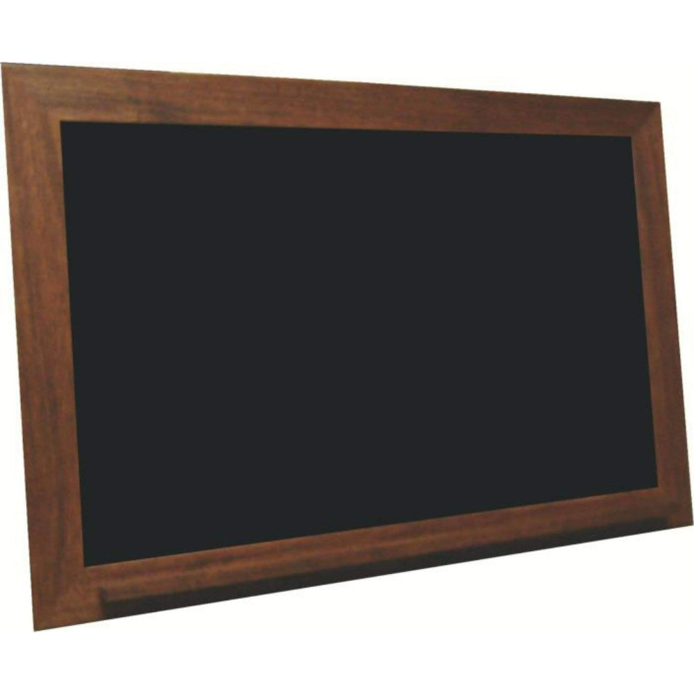 Vintage Mahogany Frame - Classic Schoolhouse Black Chalkboard - Nonmagnetic - 24X24-GL1