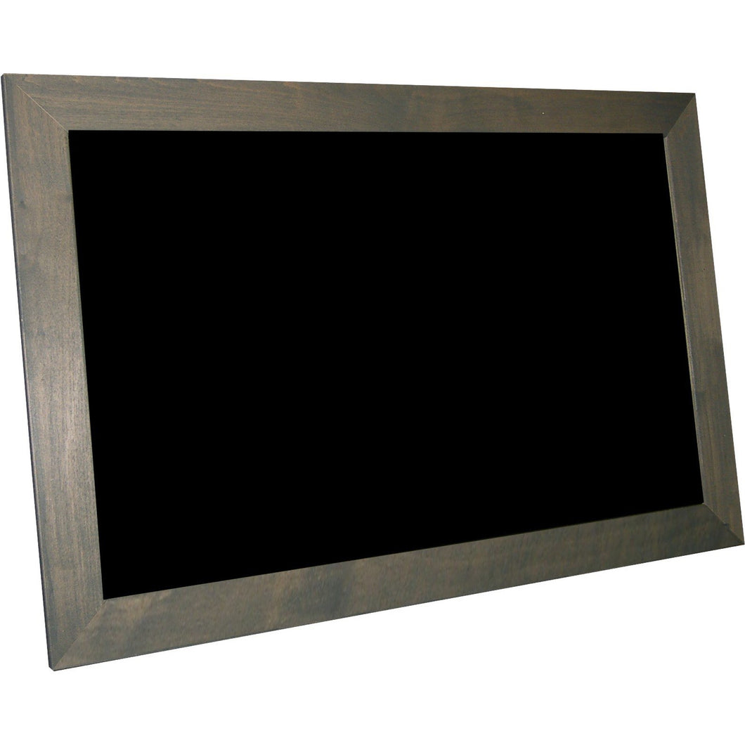 Outdoor Chalkboard with Stained Wood Frame