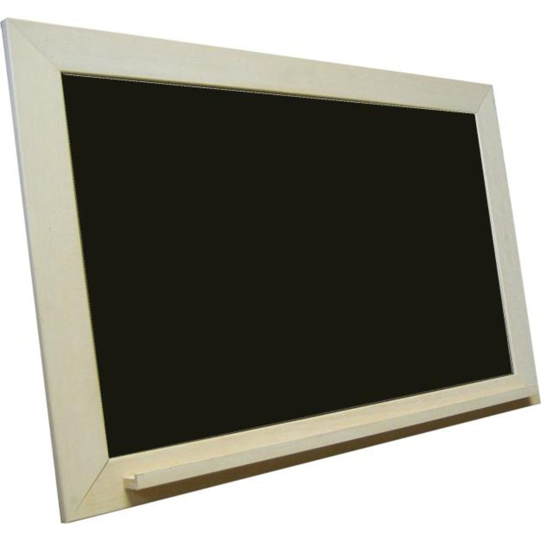 Vintage Whitewash Frame - Classic Schoolhouse Black Chalkboard - Nonmagnetic - 24X24-GL1